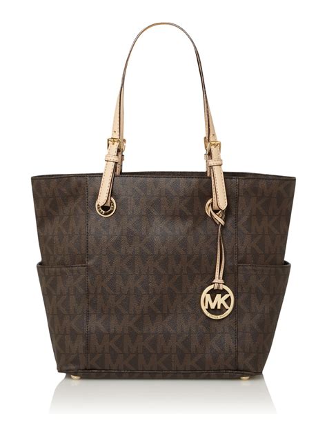 michael kors monogram medium jet set tote|michael kors handbags medium jetset.